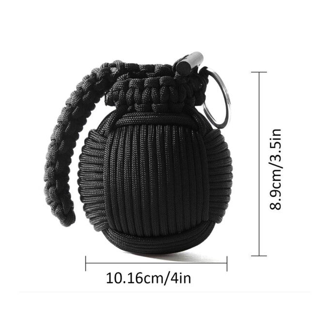 WARAGOD Menel Σετ Paracord Επιβίωσης, camo green
