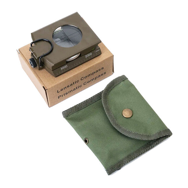 WARAGOD Journey Folding Tactical Compass, Army Green