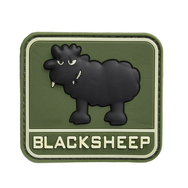 WARAGOD BLACKSHEEP Klettabzeichen forest 6x5,5 cm