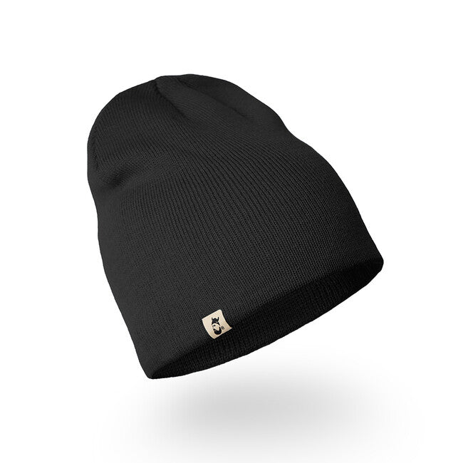 WARAGOD Mannborg Strickmütze, black