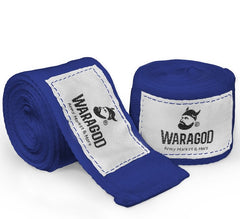 WARAGOD Boxbandagen 2,5m, blau