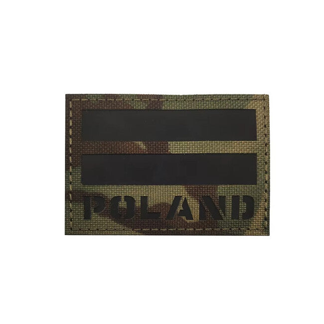 WARAGOD CP Tarnaufnäher mit Landesflagge, polen