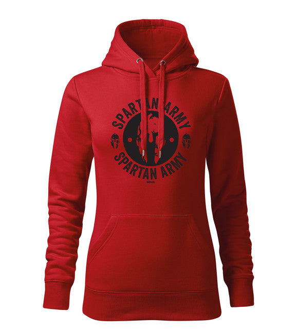 DRAGOWA damensweatshirt mit Kapuze Archelaos, rot 320g/m2