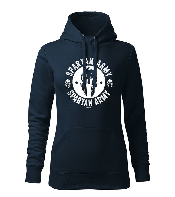 DRAGOWA damensweatshirt mit Kapuze Archelaos, dunkelblau 320g/m2