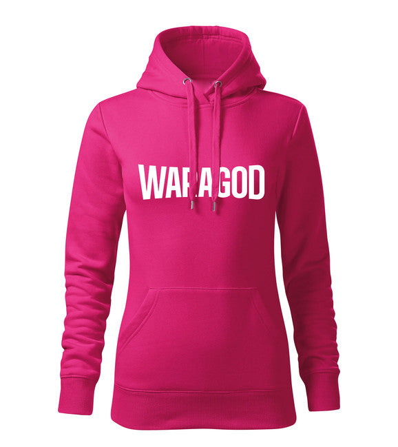 WARAGOD Fastmerch damensweatshirt mit Kapuze, rosa 320g/m2