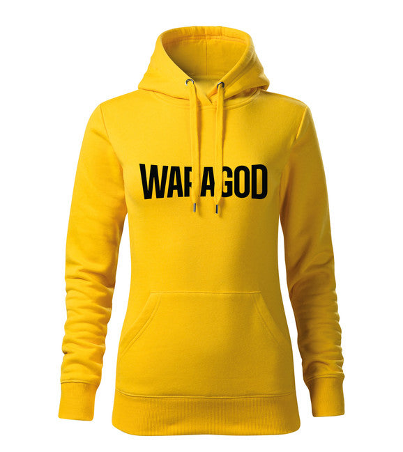 WARAGOD FASTMERCH damensweatshirt mit Kapuze gelb 320g/m2