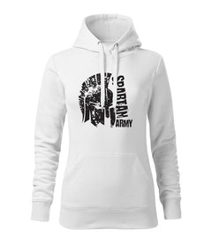 DRAGOWA León women's hoodie 320 g/m², white