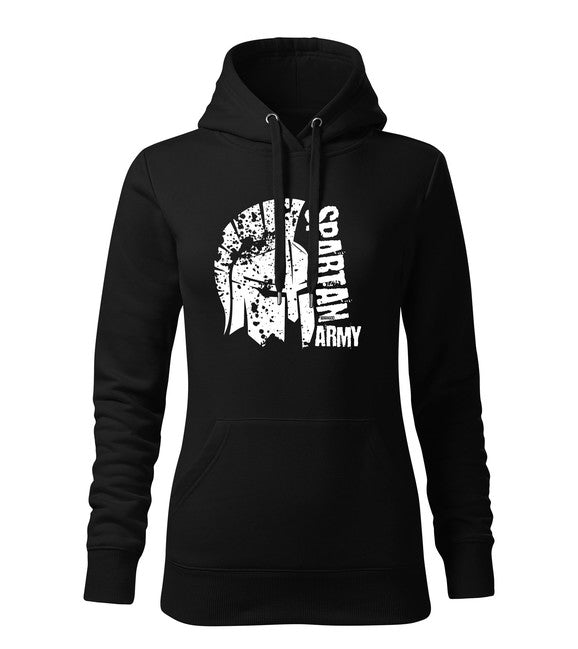 DRAGOWA damensweatshirt mit Kapuze León, schwarz 320g/m2