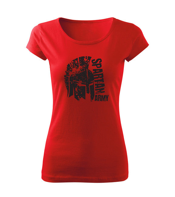 DRAGOWA damen Kurzshirt León, rot 150g/m2