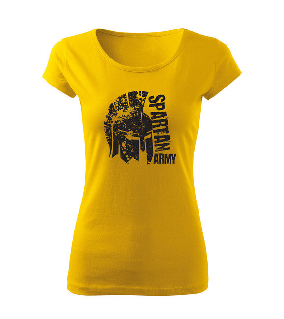 DRAGOWA damen Kurzshirt León, gelb 150g/m2
