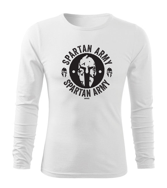 DRAGOWA Fit-T Langärmliges T-shirt Archelaos, weiß 160g/m2