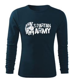 DRAGOWA Fit-T Langarm-T-Shirt Aristón 160 g/m², dunkelblau
