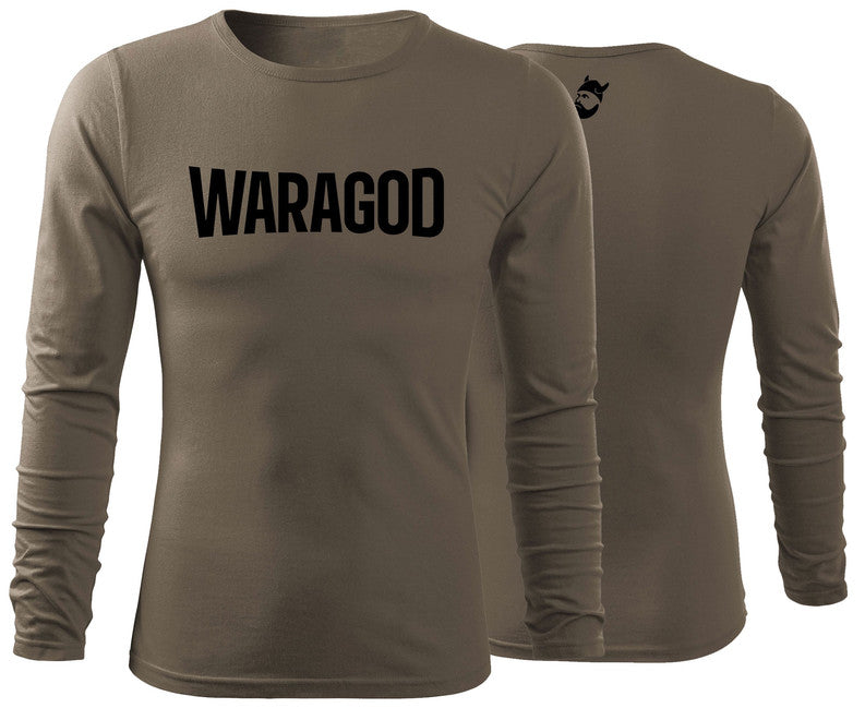 WARAGOD Fit-T langärmliges T-shirt FastMERCH, olive 160g/m2