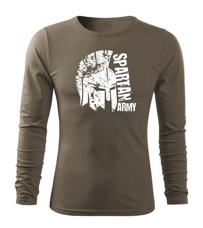 Herrenlangarmshirts mit Motiv Spartan Army
