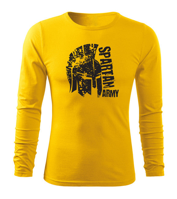 DRAGOWA Fit-T Langärmliges T-shirt León, gelb 160g/m2