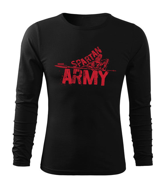 DRAGOWA Fit-T langärmliges T-shirt RedNabis, schwarz 160g/m2