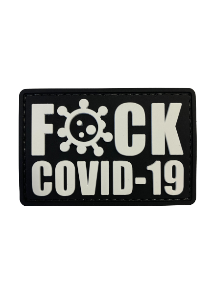 WARAGOD Fuck Covid 19 PVC Applikation