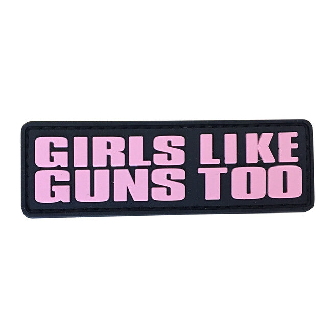 WARAGOD Girls like guns PVC Applikation