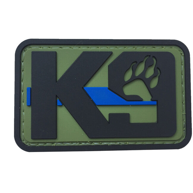 WARAGOD K9 Paw PVC Applikation, grün