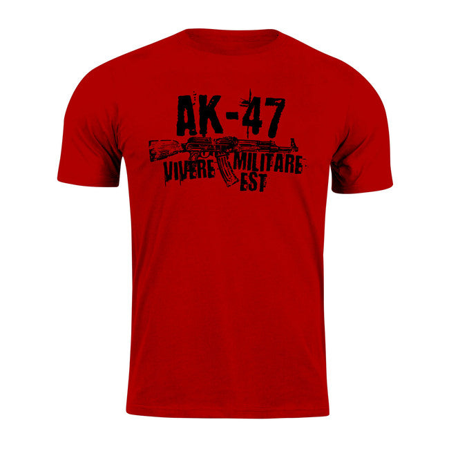 DRAGOWA Kurz-T-shirt Seneca AK-47, rot 160g/m2
