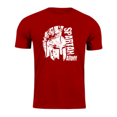 DRAGOWA Kurzarm-T-Shirt Spartan army León 160 g/m², rot