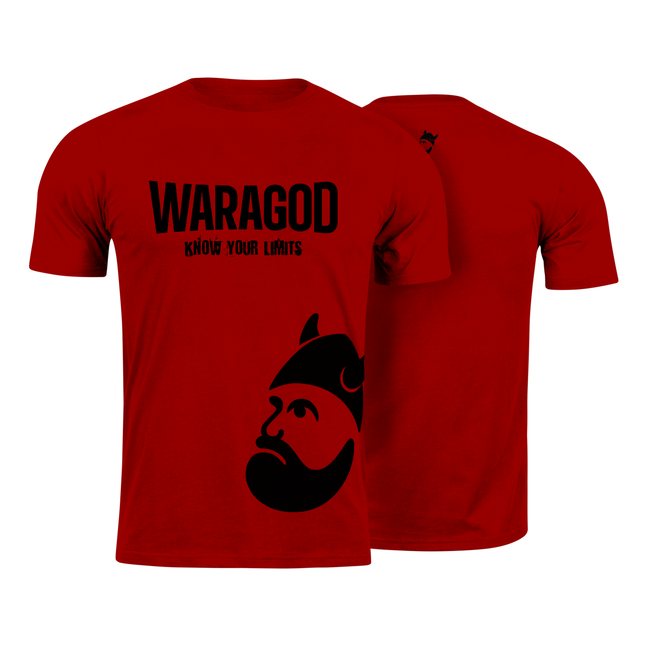 WARAGOD StrongMERCH Kurz-T-shirt rot 160g/m2