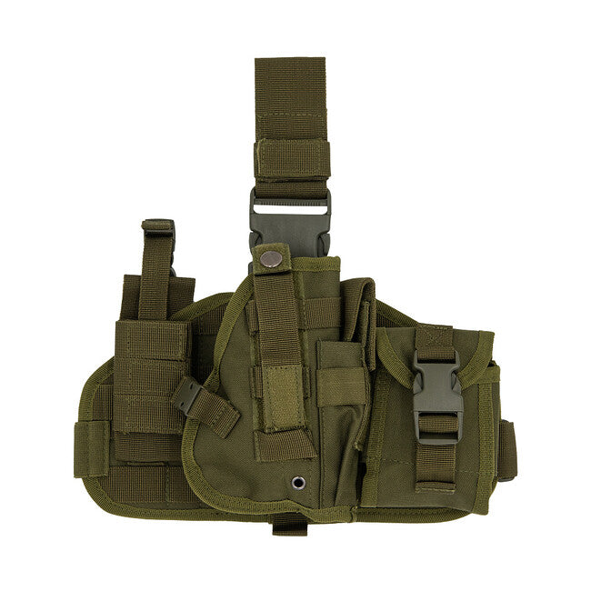 WARAGOD Krigsman oberschenkelholster, olivfarben