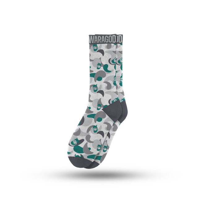 WARAGOD Snowhörn Sommersocken, camo