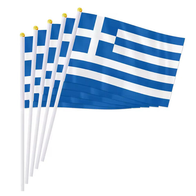 WARAGOD Wehende Flagge 30 x 40 cm, Griechenland