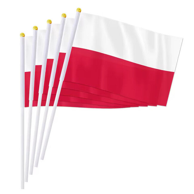 WARAGOD Wehende Flagge 30 x 40 cm, Polen