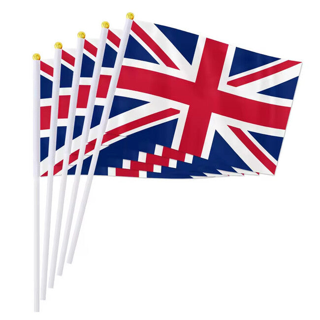 WARAGOD Schwenkflagge 30 x 40 cm, Vereinigtes Königreich