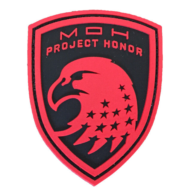 WARAGOD Medal of Honor Eagle PVC Applikation, rot