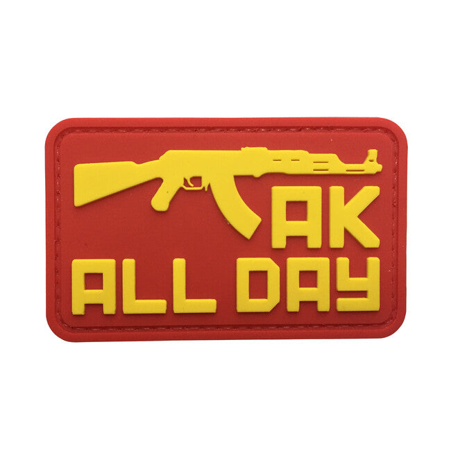 WARAGOD AK All Day 7.5x4.5cm klettabzeichen 3D