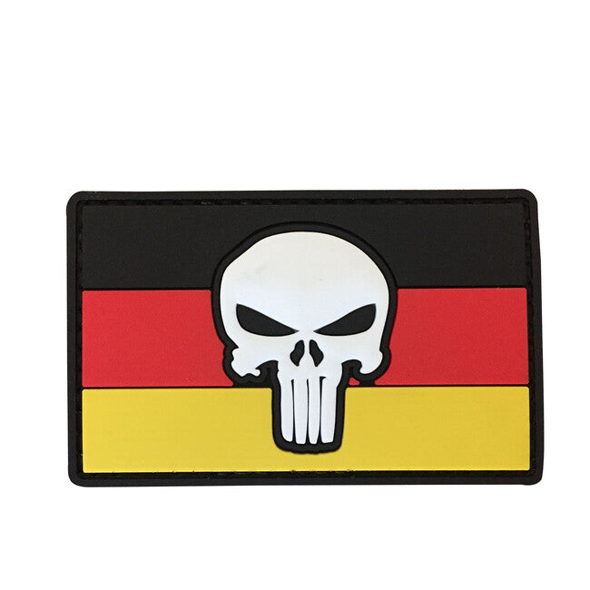 WARAGOD Punisher klettabzeichen 3D 8.5x5cm