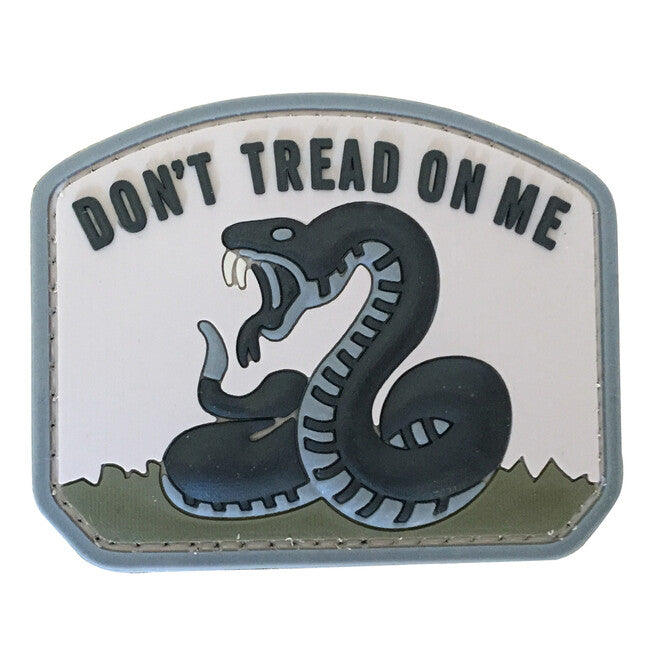 WARAGOD Don't Tread on Me Klettabzeichen 7x6cm