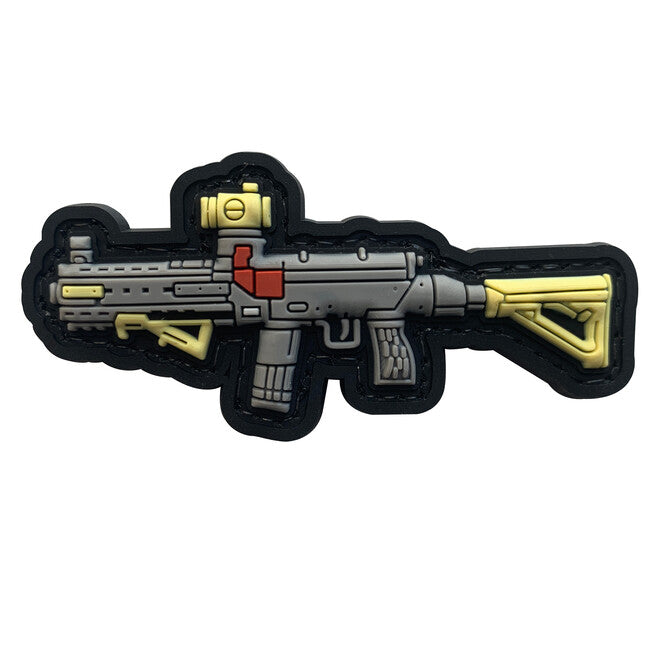 WARAGOD 3D GUN 7.2x3.5cm Klettabzeichen