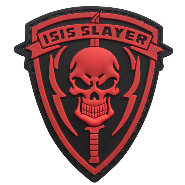 WARAGOD ISIS SLAYER with Punisher 7.5x6cm Klettabzeichen
