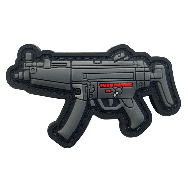 WARAGOD MP5 3D GUN 7.3x4.3cm Klettabzeichen