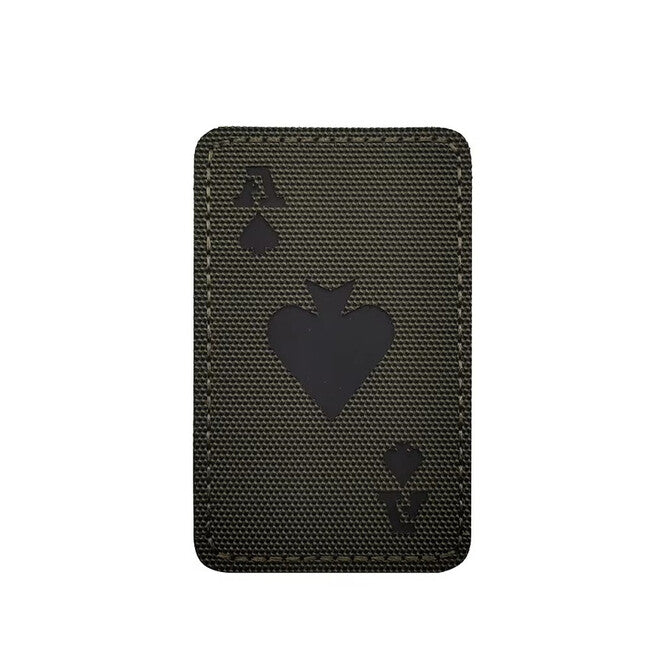 WARAGOD Pokerkarten Pik-Ass, oliv