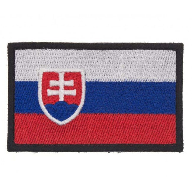WARAGOD Aufnäher Slowakische Flagge, 8x5 cm