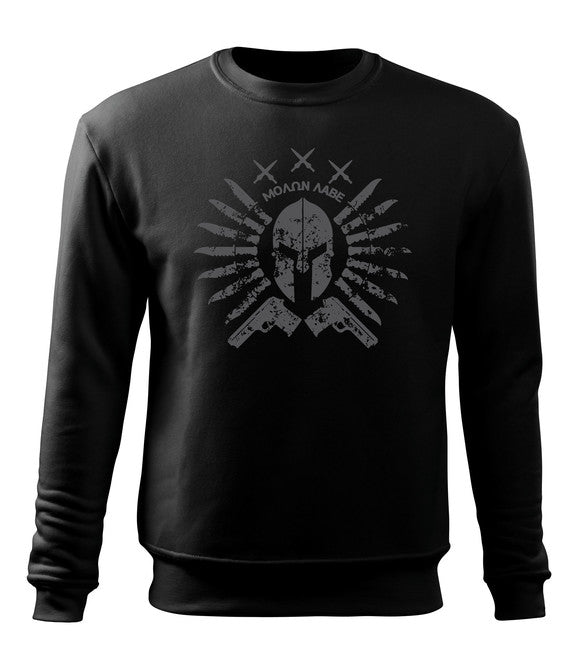DRAGOWA herren-Sweatshirt Ares, schwarz 300g/m2