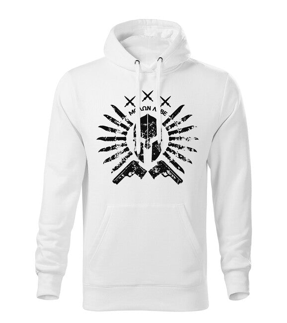 DRAGOWA herren-hoodie Ares, weiß 320g/m2