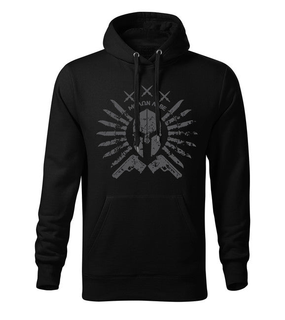 DRAGOWA herren-hoodie Ares, schwarz 320g/m2
