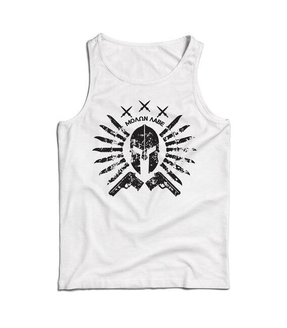 DRAGOWA herren-Tanktop Ares, weiß 160g/m2