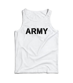 DRAGOWA Herren-Tanktop army 160 g/m², weiß