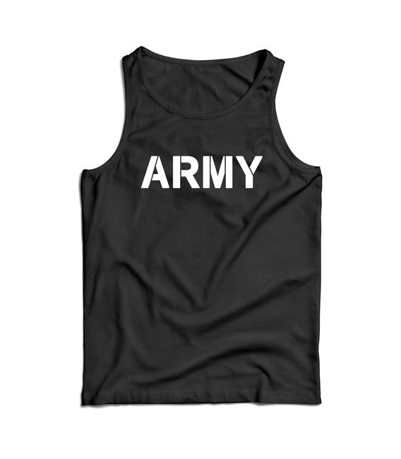 DRAGOWA herren-Tanktop ARMY, schwarz 160g/m2