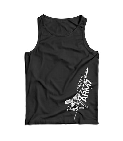Tanktops mit Spartan Army Druck