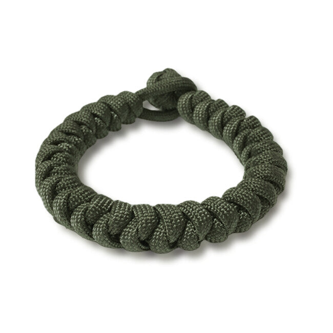 WARAGOD Ectar Paracord-Armband mit verstellbarer Schließe, grün
