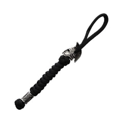 WARAGOD Paracord Spartan Schlüsselanhänger Nénar, schwarz