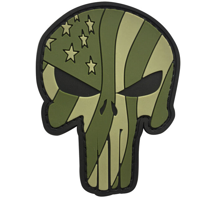 WARAGOD Punisher Waving US PVC Applikation